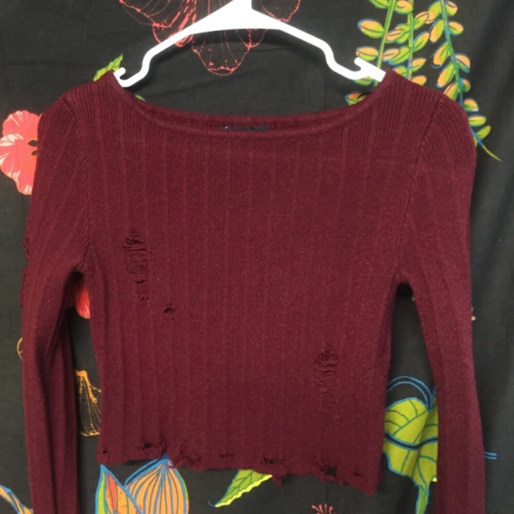 Crop sweater